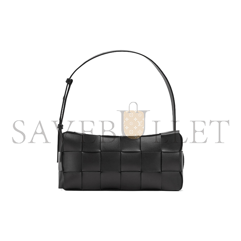 bo*te*ga ve*ne*ta bR1ck cassette 18-check gold-finish intreccio zipper leather 709360vmay18425 (28*14*10cm)